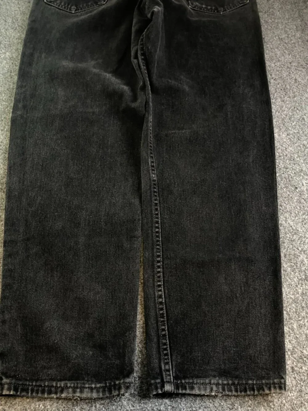 Vintage Levis 550 Jeans Mens 32x32 Faded Black Red Tab Grunge Made USA 2002 Y2K